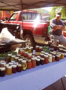 Calhoun Farmers Market is our local farmers market. It just part of the Smalltown Atmosphere